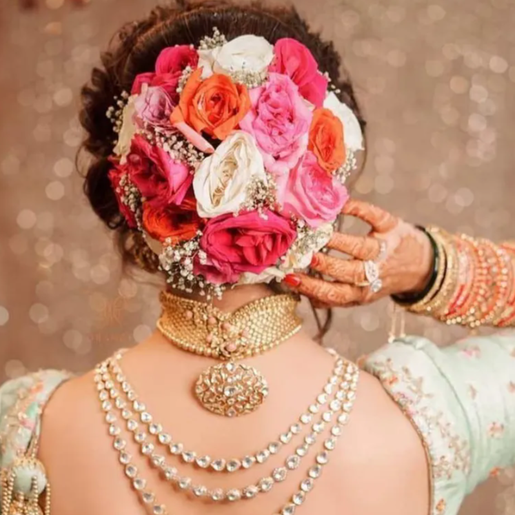 Bridal updo