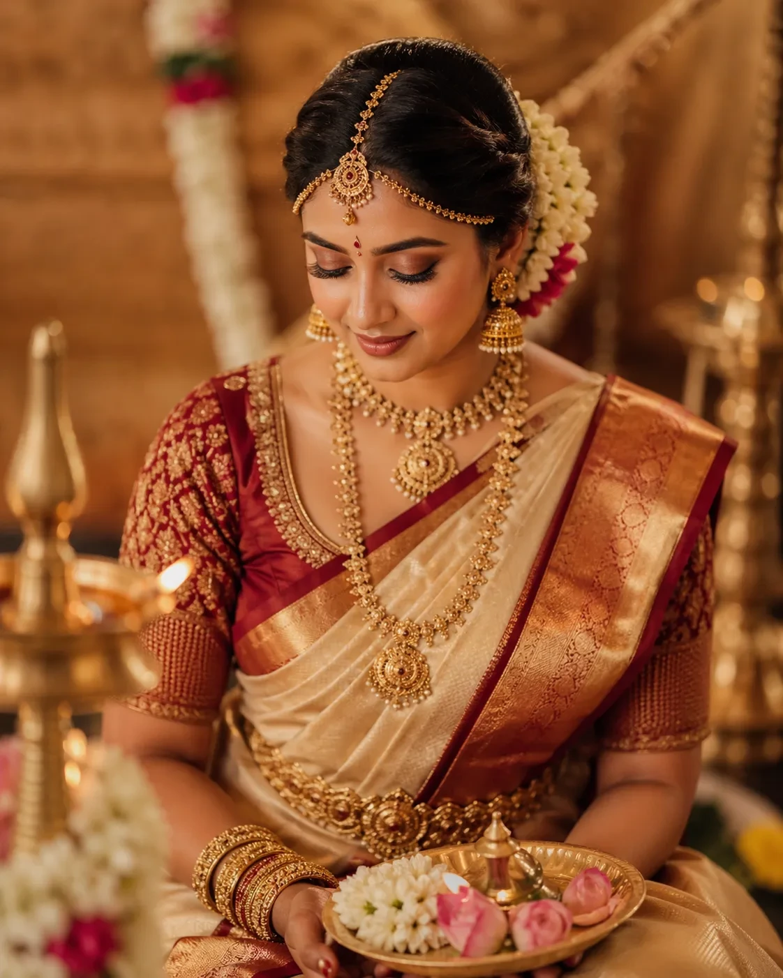 Muhurtham bridal makeup